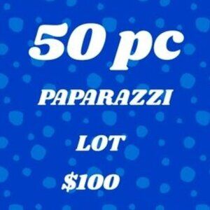BLOW-OUT SALE! PAPARAZZI 50 PIECE LOT OF NECKLACES EARRING SETS OR EARRINGS-NWOT